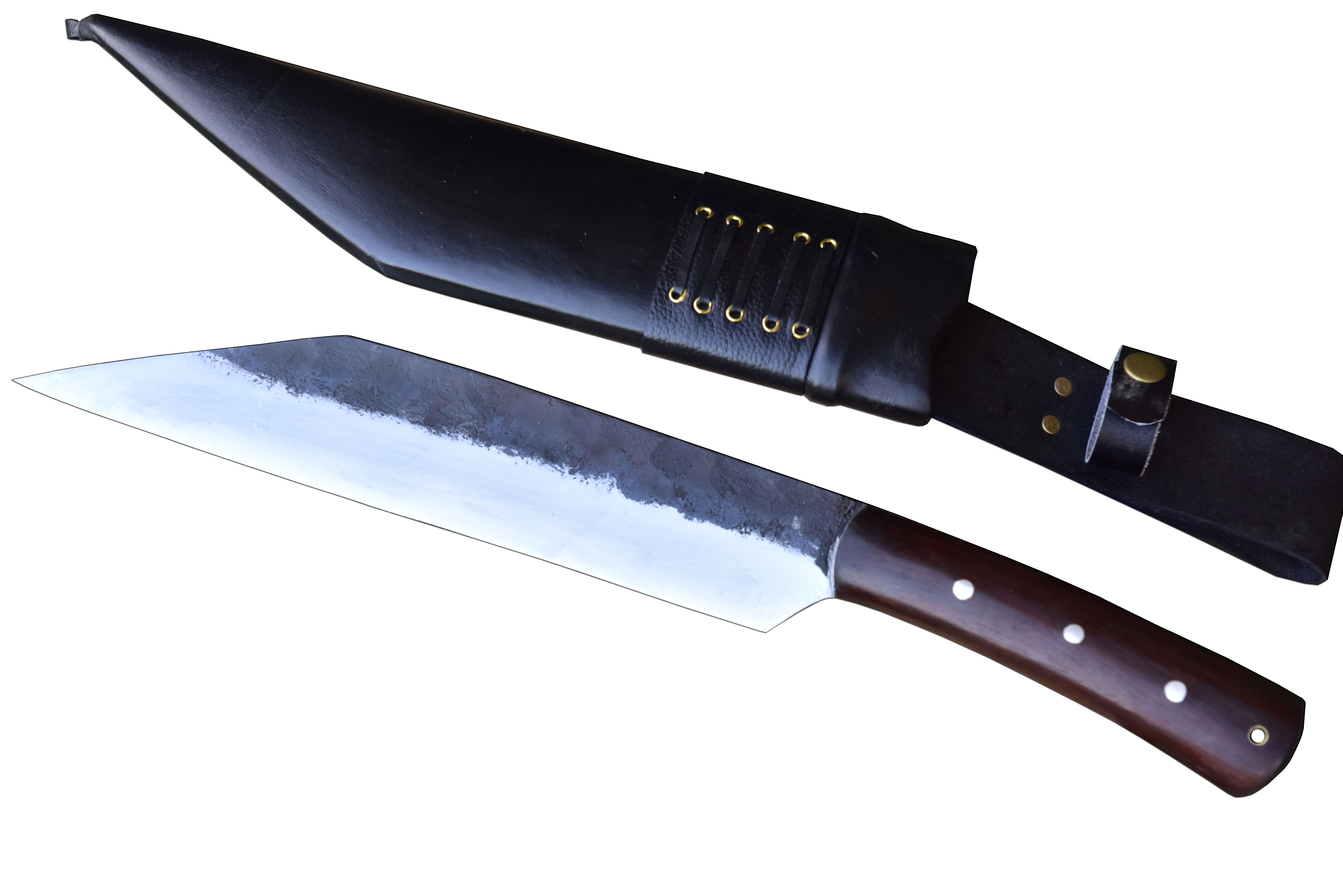 12 Inch Blade Hand forged Gurkha-Seax knife cleaver framer Kukri